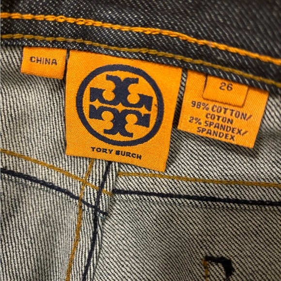 TORY BURCH Classic blue jeans size 26x29 *hemmed* - Picture 6 of 11